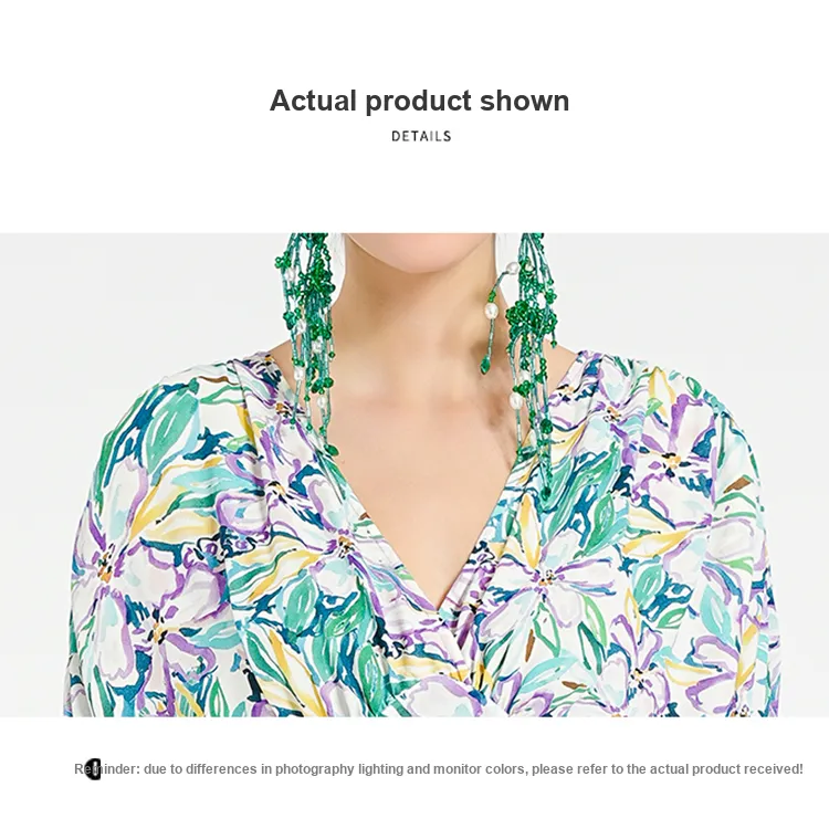 BESIONIA SS24 Short Sleeved Dress Women's Green-3
