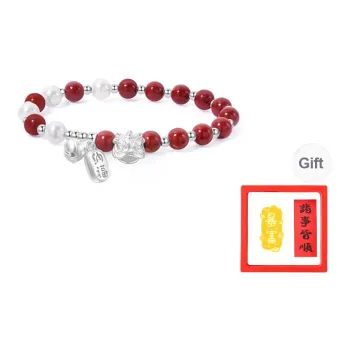 Chongqing Gold Store Cinnabar Bracelets Unisex
