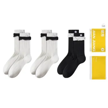 Master Mid Calf Socks Women's Shopping Bag Combo Set