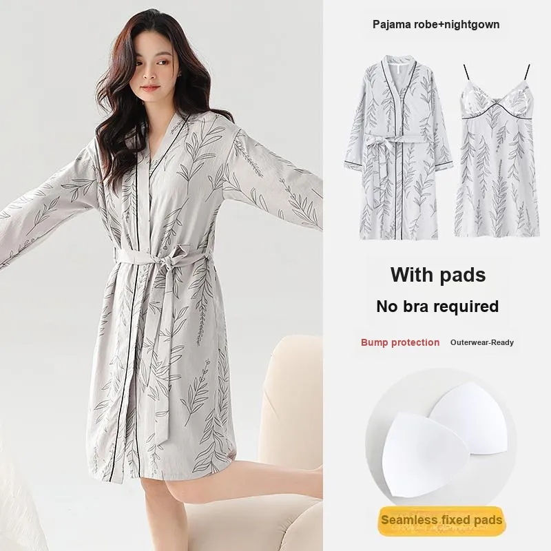 Pretty Lady Pajama Set Women's Light Gray-1
