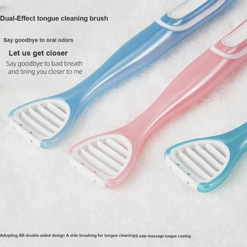 KAMEIER K167 Soft Bristle Tongue Cleaner Toothbrushes Gum Protection & Freshening Breath-5