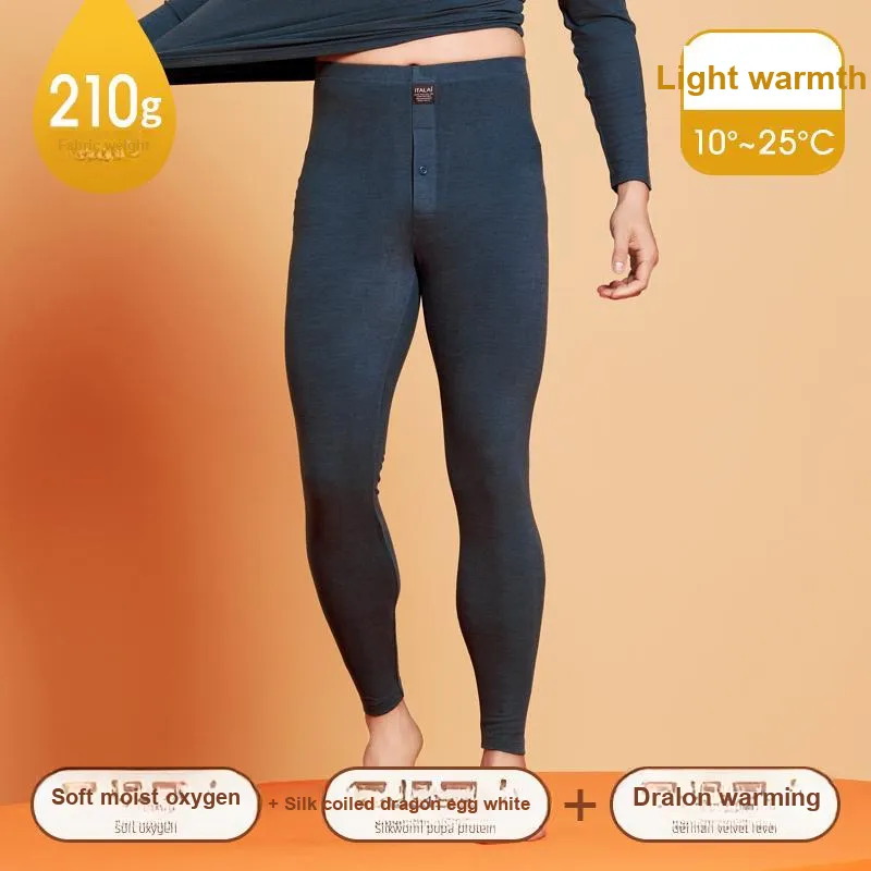 ITALAI Thermal Pants Men's Morolo Blue-1