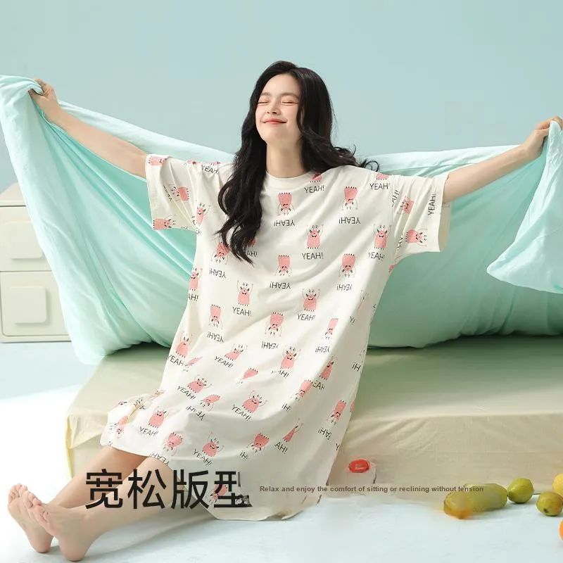 Qin Jing Nightgown Women's Pink-5
