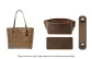 [Dark Brown Three-Piece Set]Open Top Liner+Wide Shoulder Pads+Bottom Pad