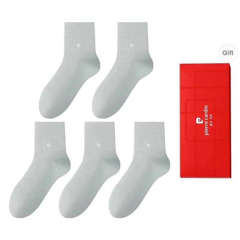 PIERRE CARDIN Mid Calf Socks Men's 5 Double Box-6