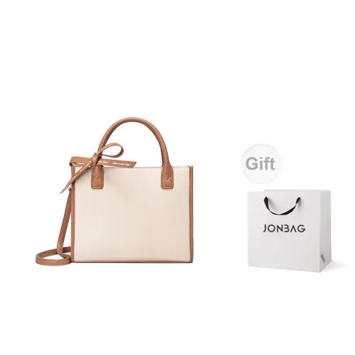 JONBAG Handbags Off-White With Khaki