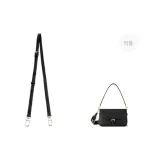 [싱글 Sale] 블랙 1.5cm - 넓이 조절 가능 99-121cm 소가죽 숄더 스트랩