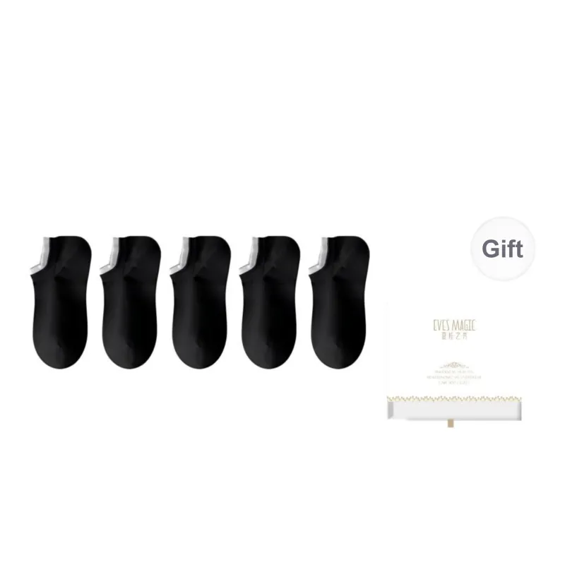 XIA.WA.ZHI.XIU No Show Socks Women's Shopping Bag 5 Pack-20