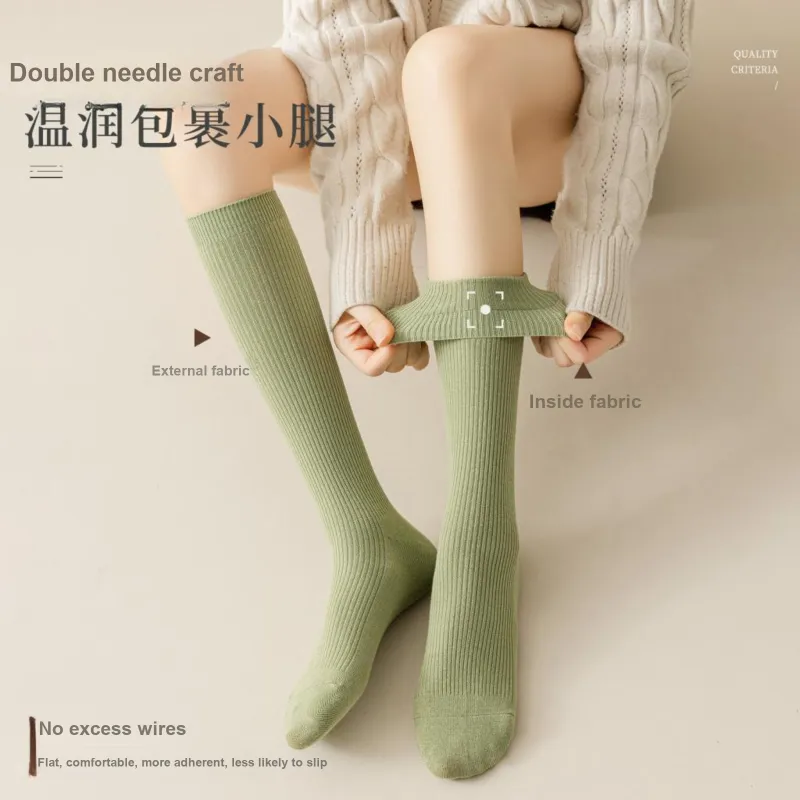 XXLLG Knee High Socks Women's 2 Pack-2