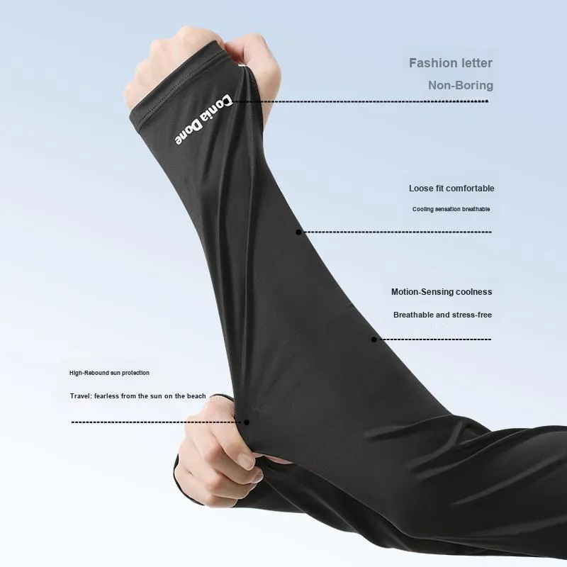 Shizhu Polyamide Sun Protection Sleeves Unisex-5