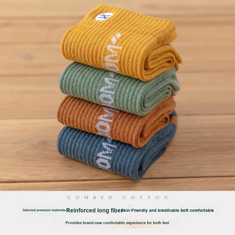 Master Mid Calf Socks Men's Shopping Bag 5 Pack-24