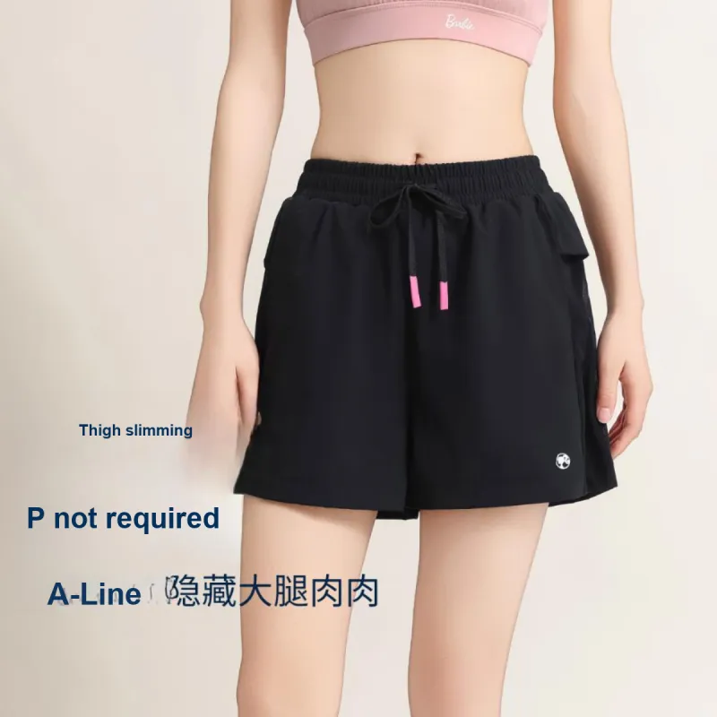 Barbie Sports Shorts Women's Night Black-2