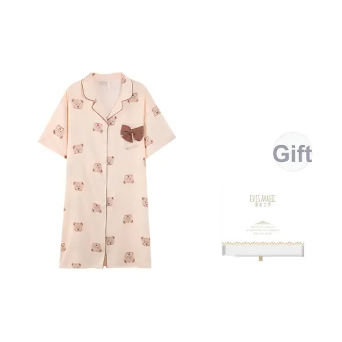 XIA.WA.ZHI.XIU Ночная сорочка Женская Набор в подарочной коробке Белый