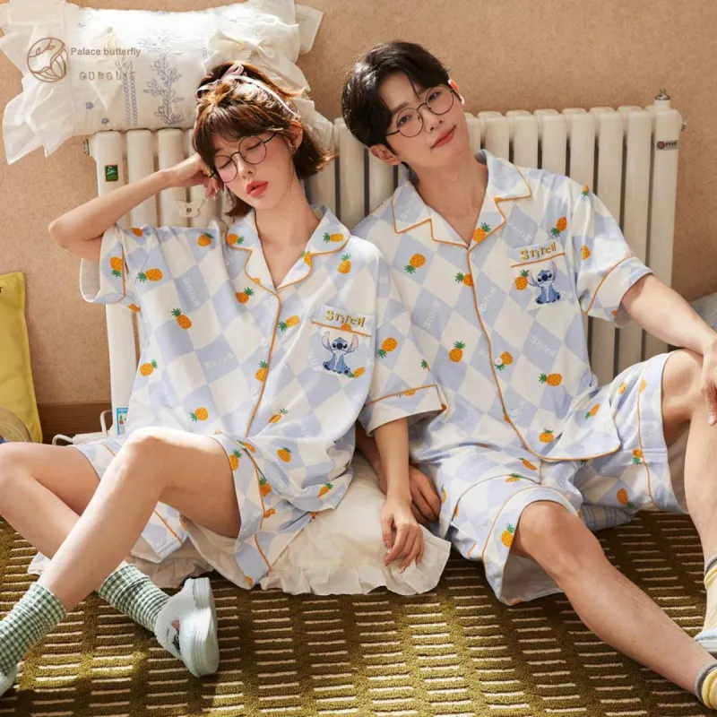 Gongdie Pajama Set Unisex Light Blue-6
