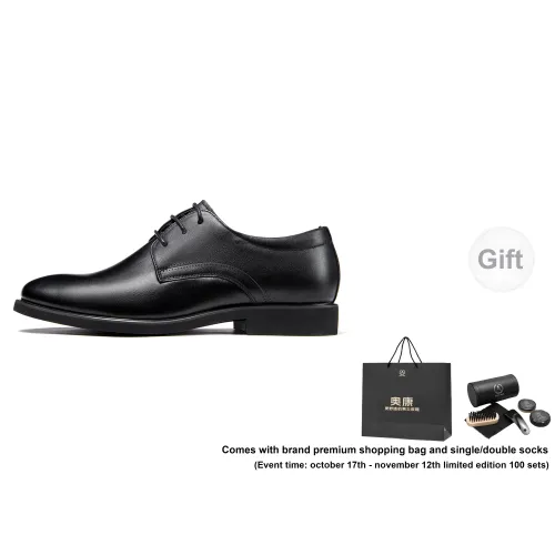 AOKANG Dress Shoes Men Low-Top