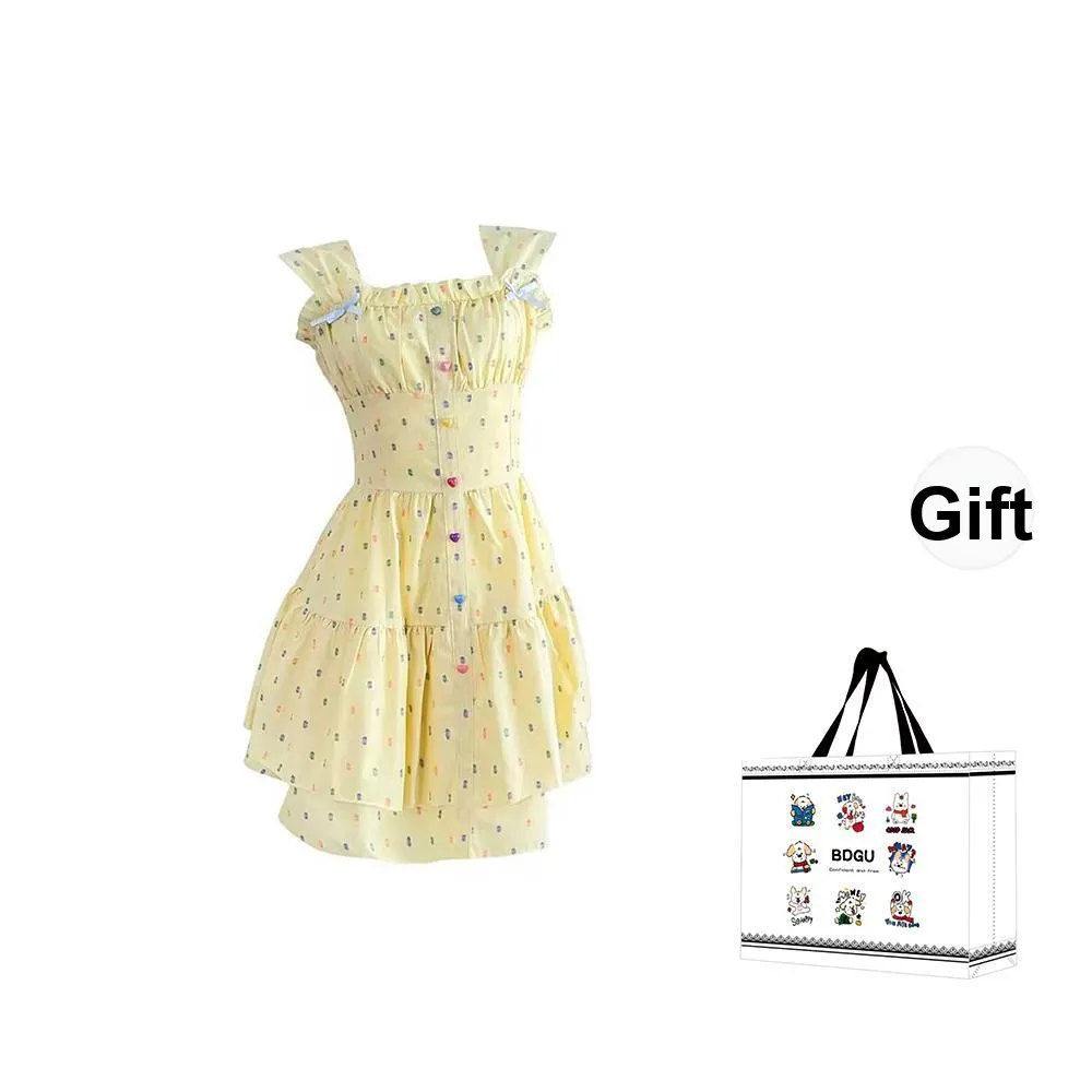 BDGU Sleeveless Dress Women's Yellow