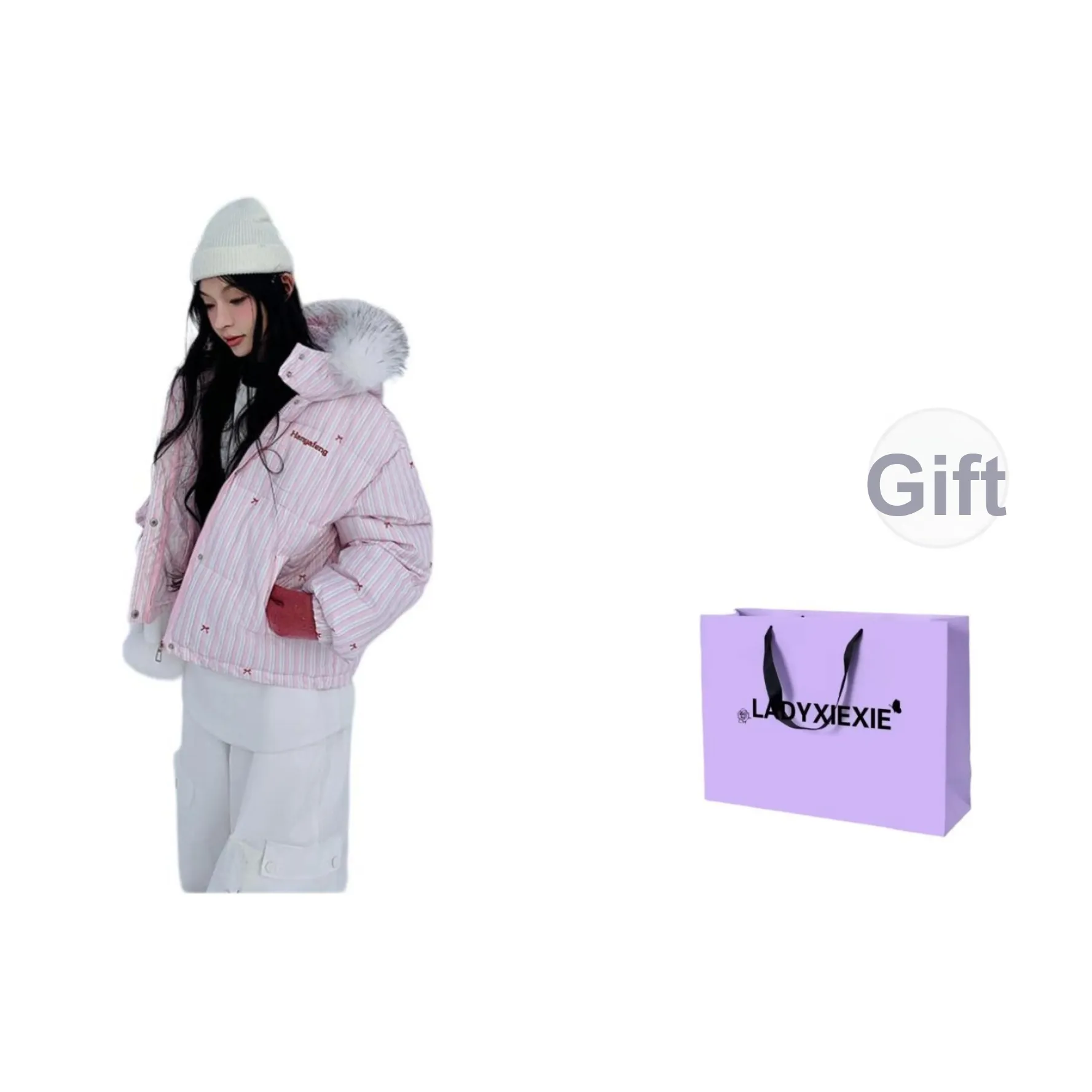 LADYXIEXIE Пуховик женский