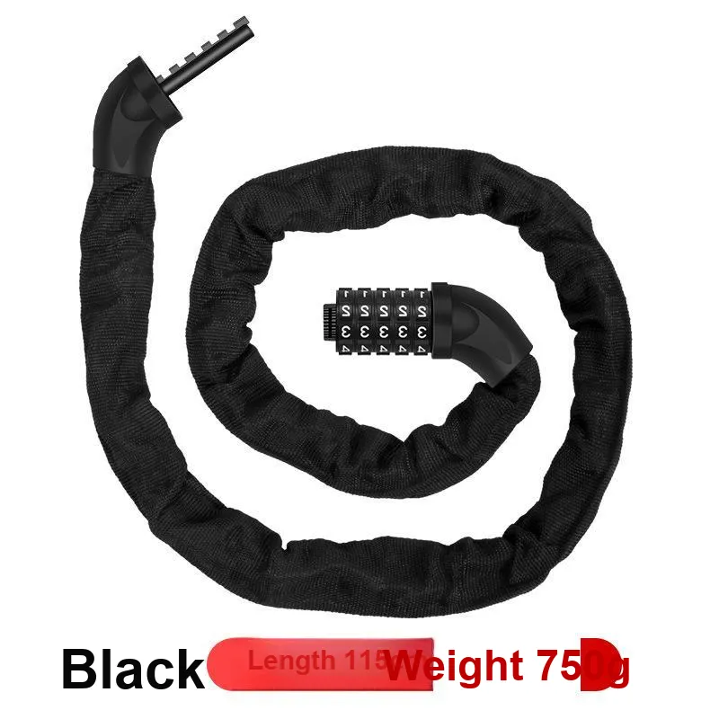 LEACCO Bicycle Locks Anti Pry Water Resistant Anti Rust Protective Coded Lock-3
