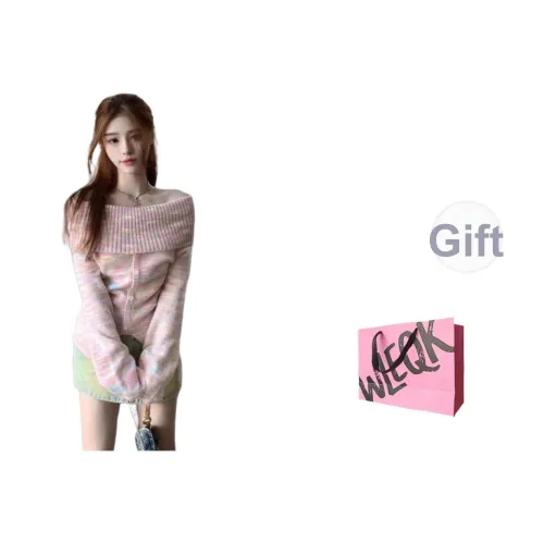 CTRTRC Розовый Женский Трикотаж