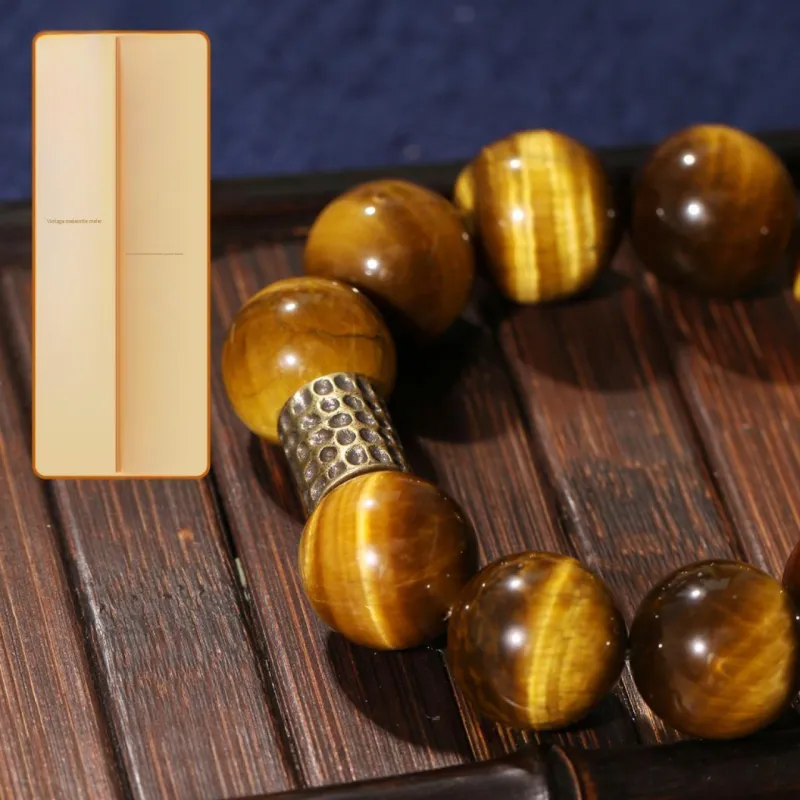 LIBALU Natural Tiger's Eye Stone Bracelets Unisex-6