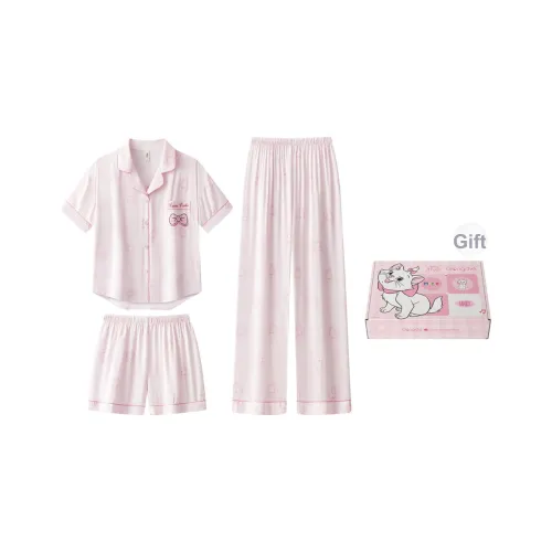 Gongdie X Disney Пижамный комплект для женщин розовый в подарочной коробке