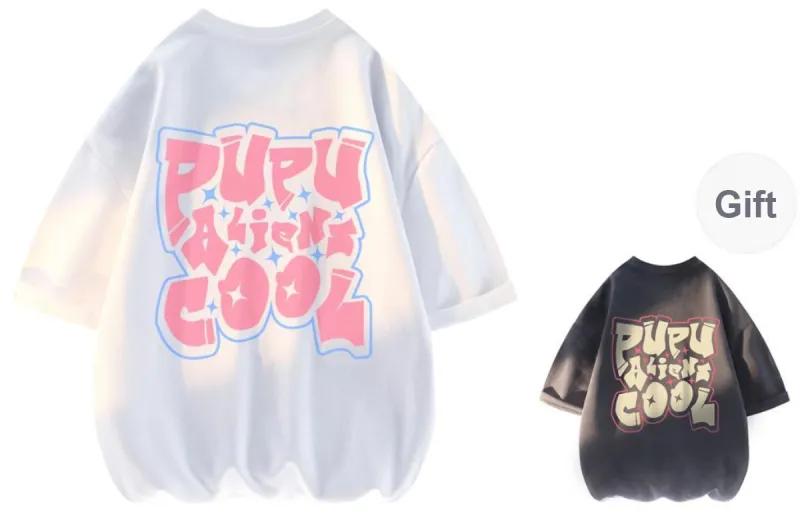 PUPU ALIENS T-Shirt Summer Unisex-14