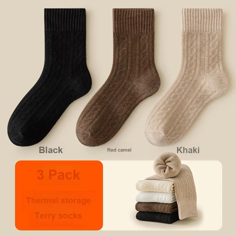 H YXIANG Mid Calf Socks Women's Combo Set-7