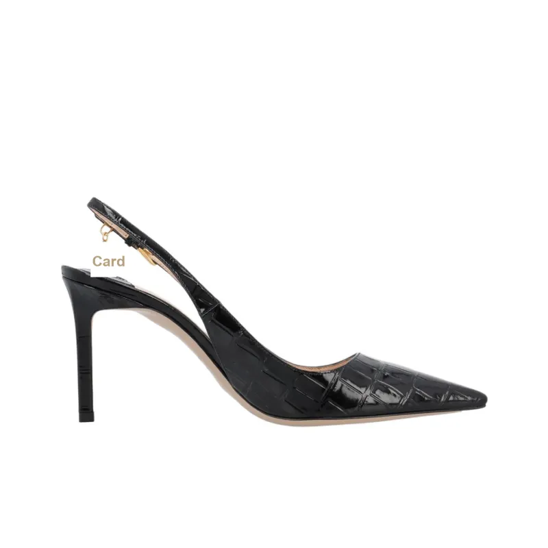 TOM FORD Angelina Slim Heel High Heels 9.5cm Women's Black-1