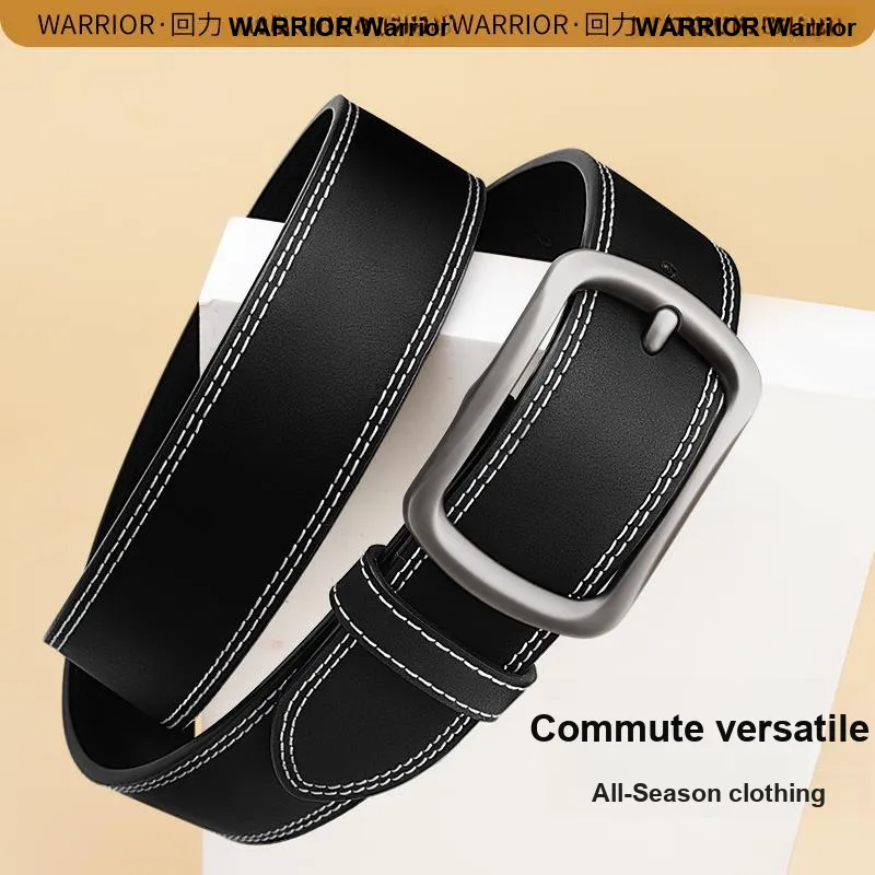 Warrior Bovine Split Transfer Leather Belt Women's 3.8cm-7
