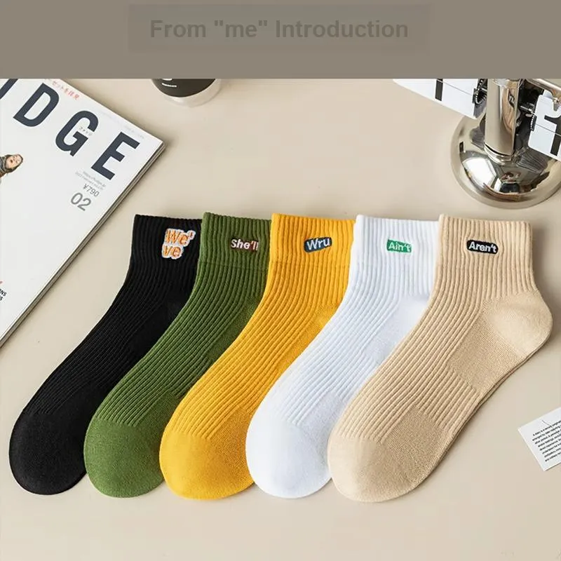 Taste The Color Mid Calf Socks Men's 5 Pack-5