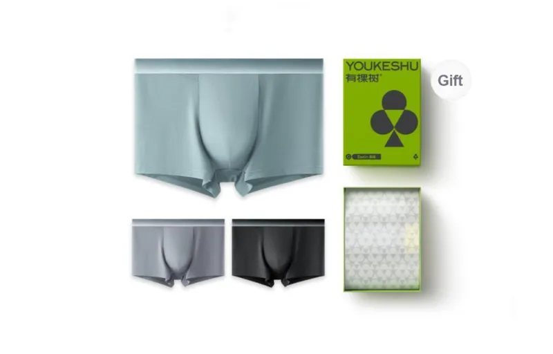 YOUKESHU Underwear Gift Box Men's Box 3 Pack-6
