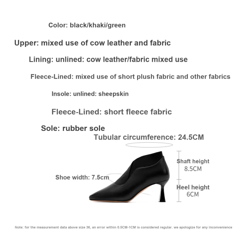 HARSON Ankle Boots Women's Khaki Green/Black-19