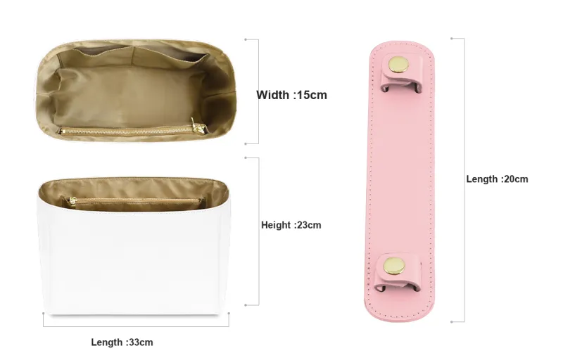 Lan Bao Fan Metal, DuPont Paper Liner, Alloy Extender Chain Bag Accessory Brown-28