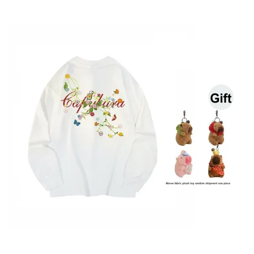 KAPIBALAXIAOHUANGTUN T-рубашка унисекс с подарками плюшевая кукла и украшение