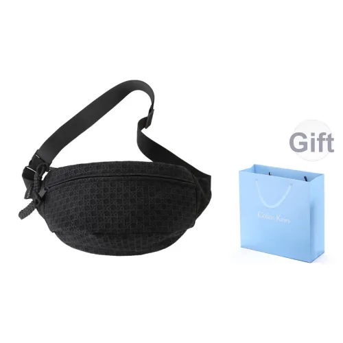 COLINS KEIRS ПУ (полиуретан) Минималистский стиль Спорт Одно плечо Велоспорт Бананка Sling Сумка Стандартный Унисекс Черный