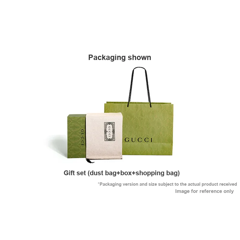 GUCCI Queen Margaret Canvas With Leather Shoulder Bag Crossbody Bag Women's Ivory/Brown-4