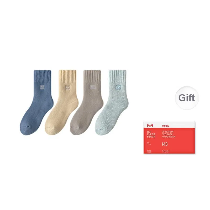 MIIOW Trend Party Series Mid Calf Socks Women's Shopping Bag Combo Set-13