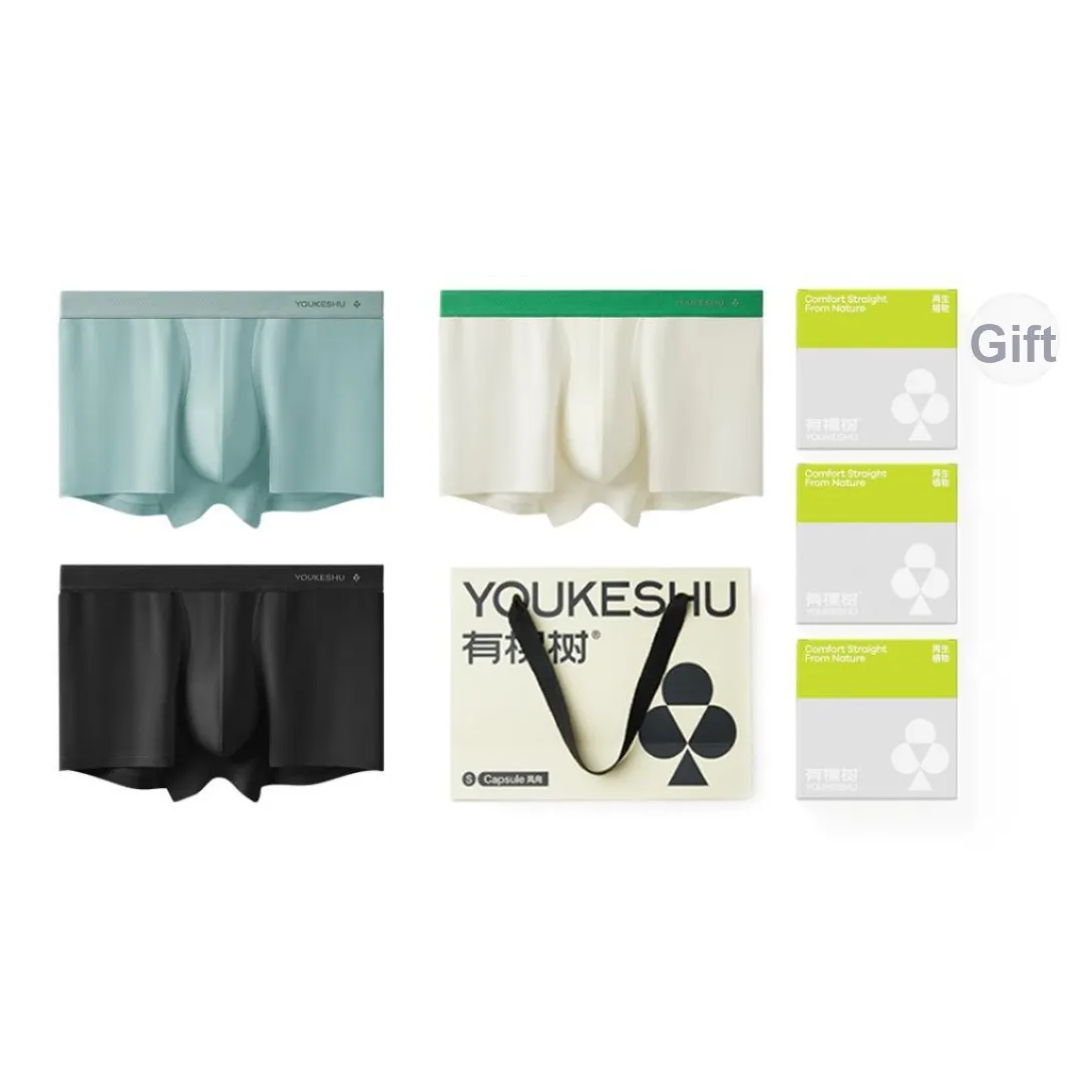 YOUKESHU Underpants Men's Box 3 Pack