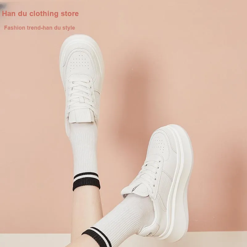 HSTYLE Low-Top Skateboard Shoes Women's White-10