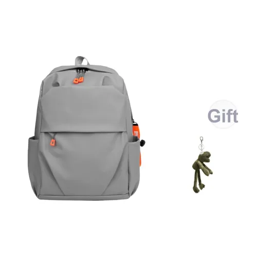 PULEWEI Водонепроницаемый тканевый рюкзак стандартный унисекс серый черный