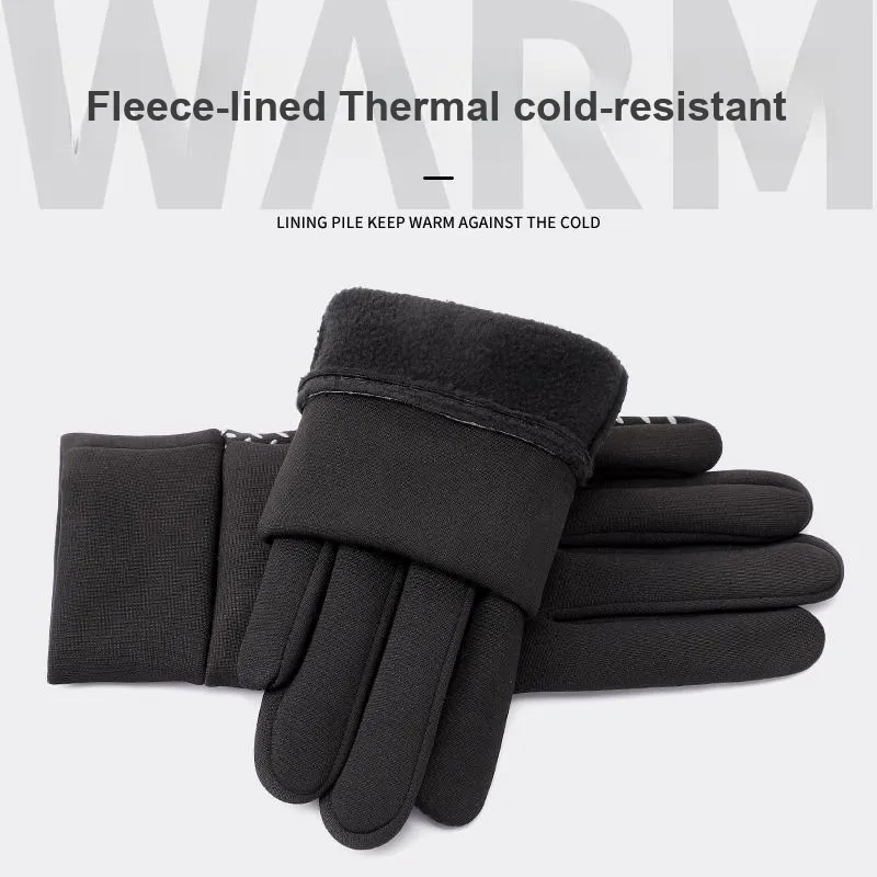 NANJIREN Thickened Warm Gloves Men's-3