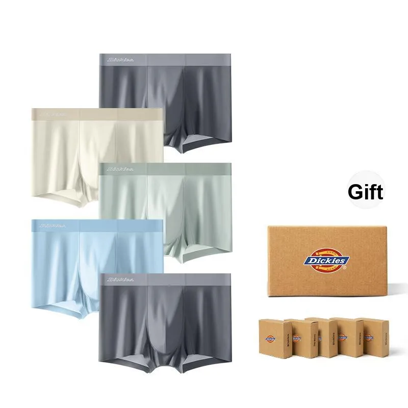 Dickies Underpants Men's Seamless Sports Breathable Cooling Boxer Box Combo Set-65