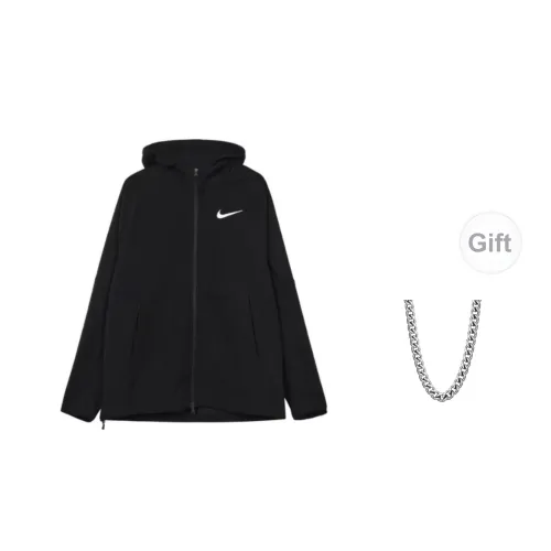 Nike Jackets Men Black Necklace