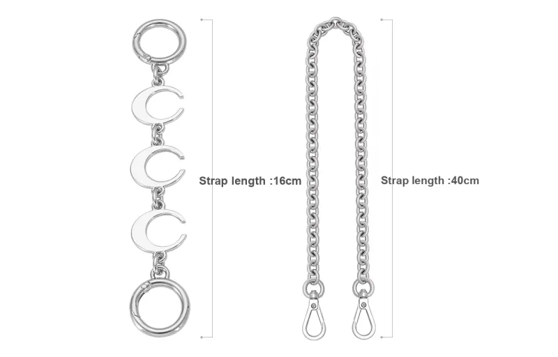 Lan Bao Fan Metal Alloy Bag Strap Women's Multicolor-31
