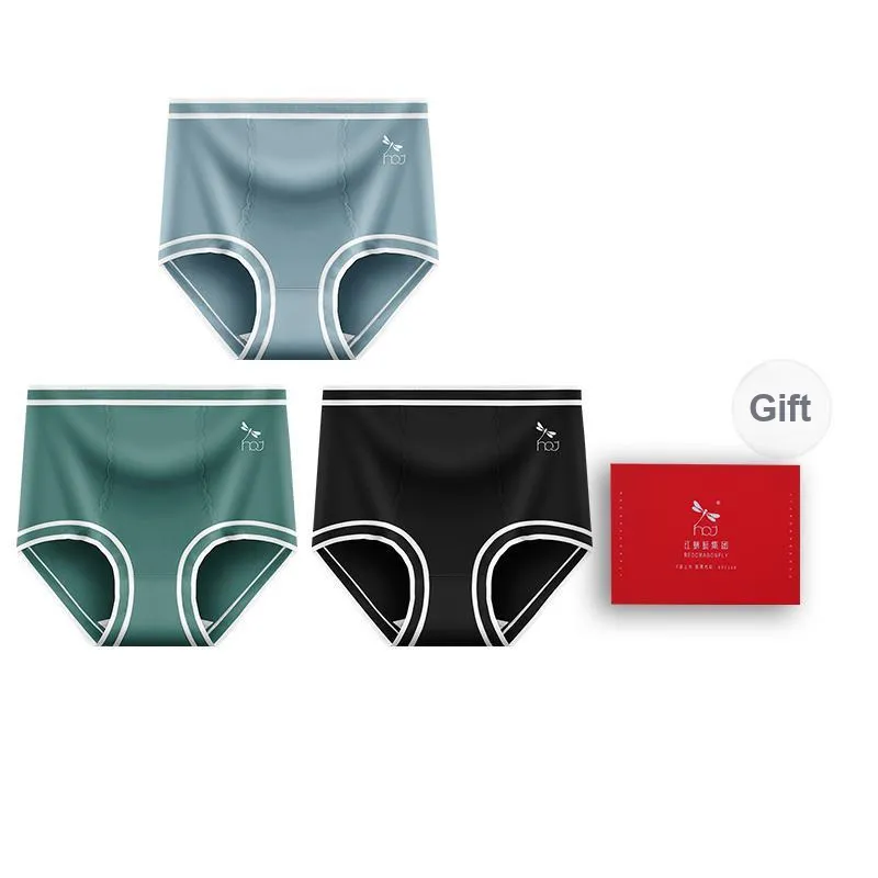 RED DRAGONFLY Cotton Panties Women's 3 Pack Gift Box Set-11