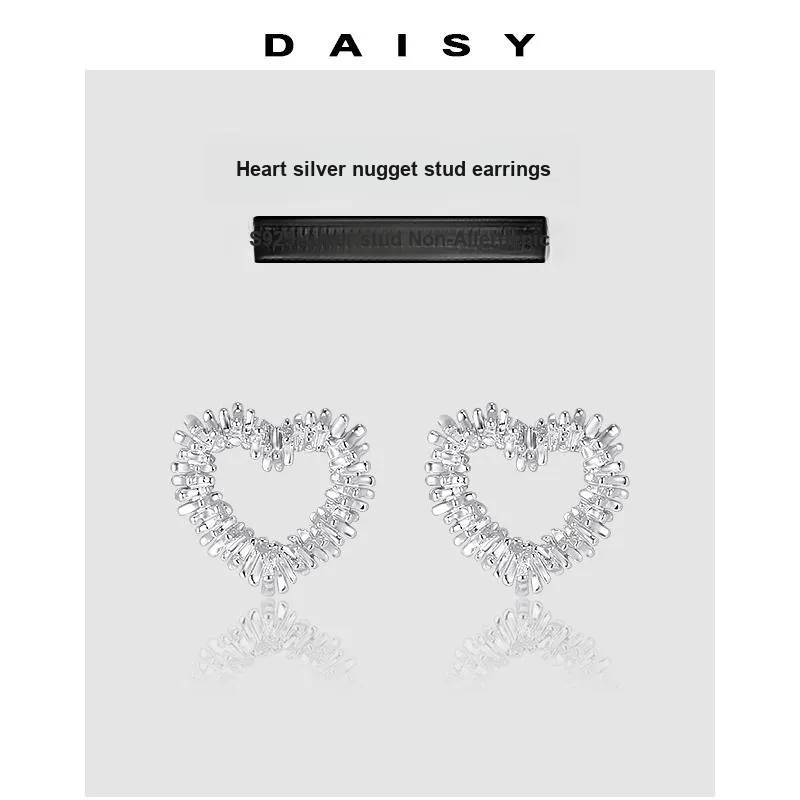 Daisy Dream 925 Sterling Silver Stud Earrings Women's-4