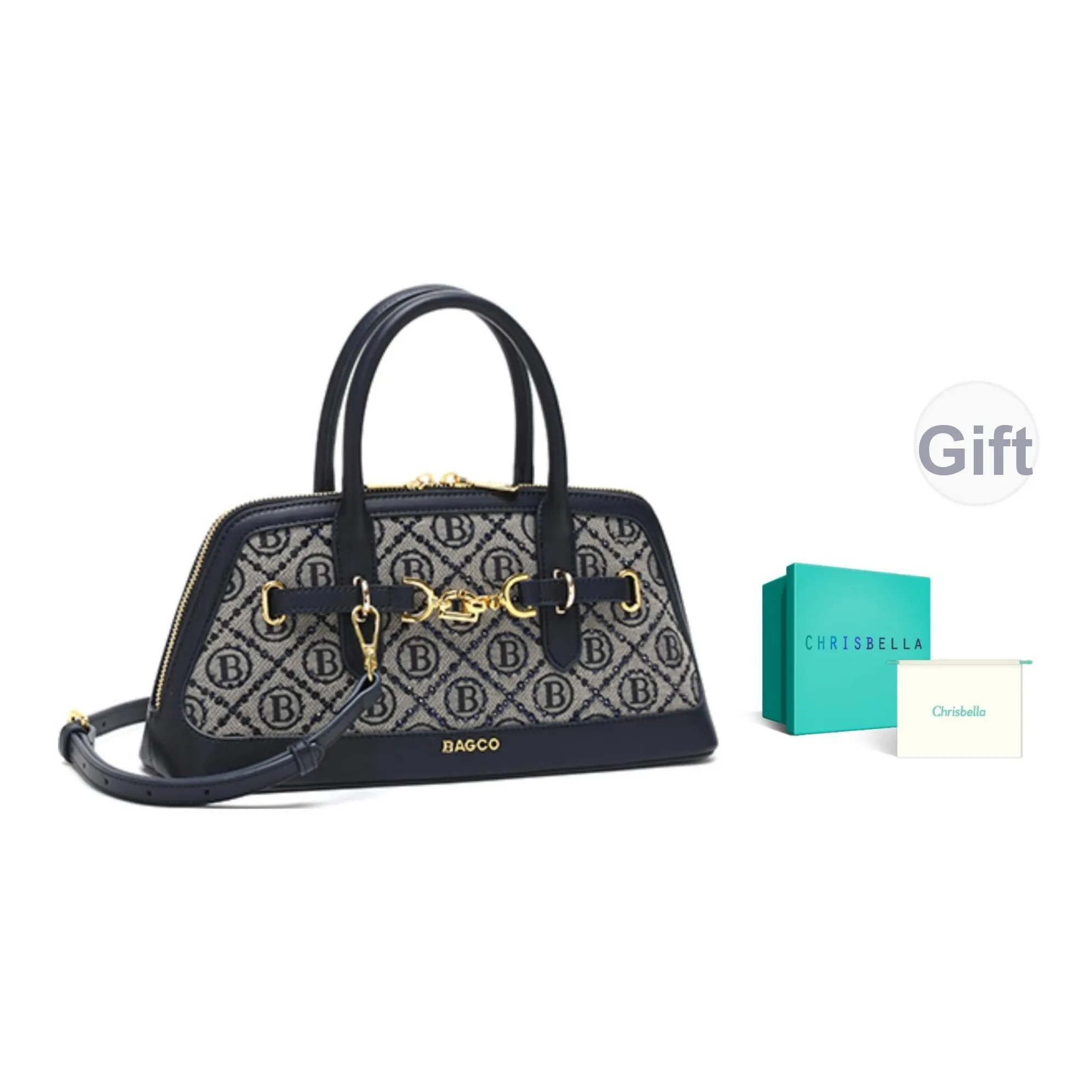 CHRISBELLA ПУ (полиуретан) Сумка Женская Синяя