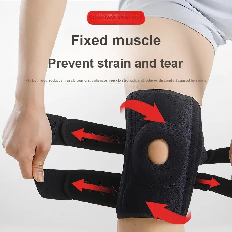 NAILEKESI Mountaineering Running Badminton Unisex Polyester Knee Pads-8
