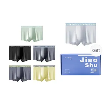 Jiaoshu Underpants Men's 6 Pack Mixed Color