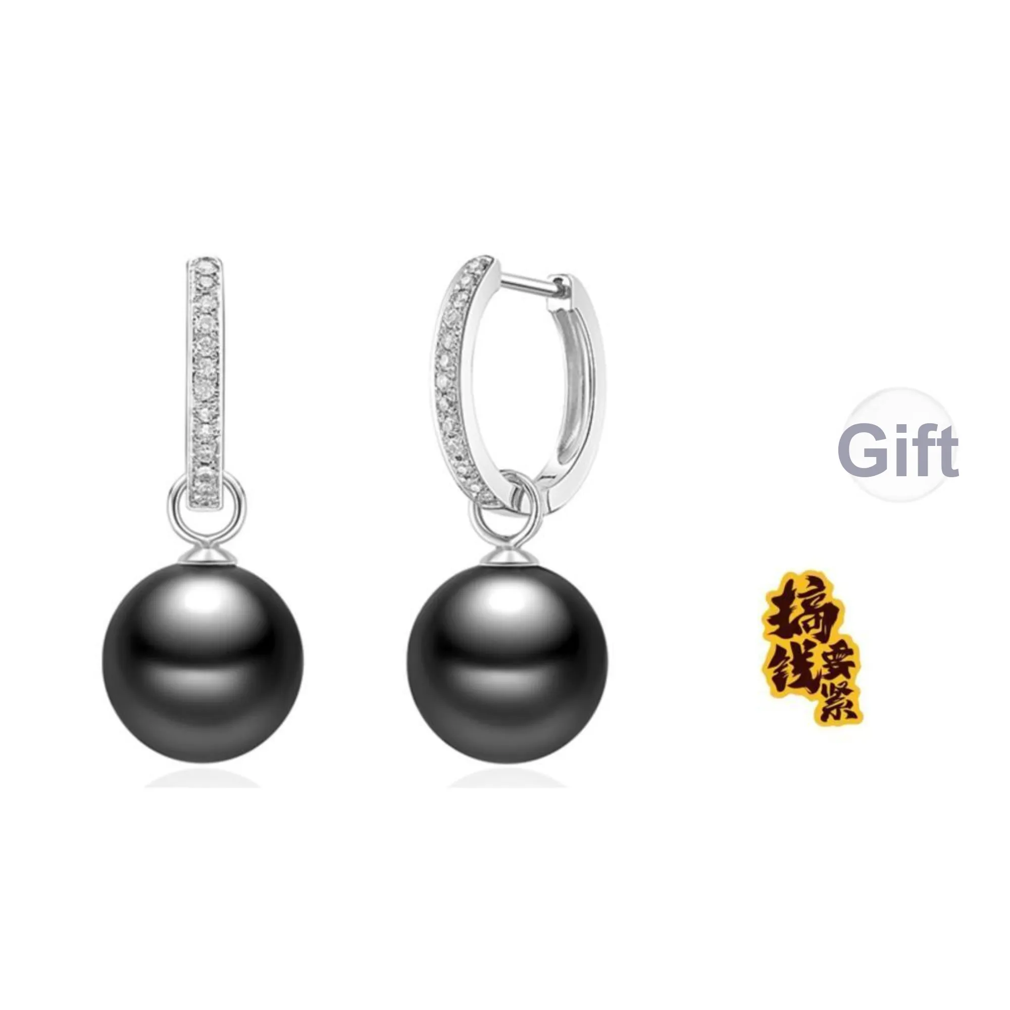 Luxury Beads Pearl Earrings Women's